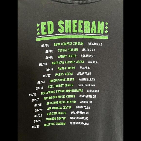 2 Ed Sheeran Shirts Men’s Small - Picture 7 of 9
